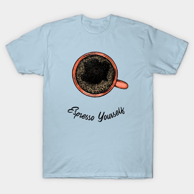 Coffee Lover - Espresso T-Shirt by Mantra99